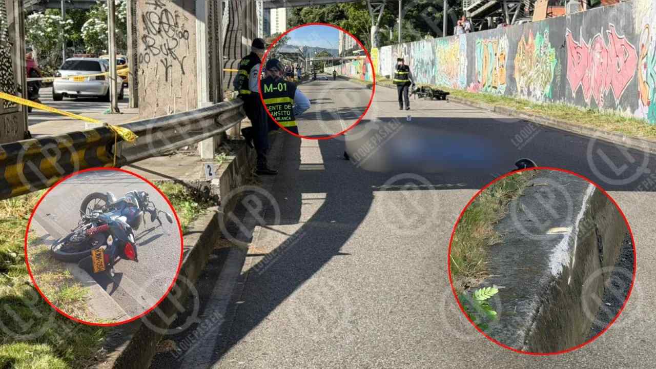 Javier murió al impactar con un vehículo en Bucaramanga.